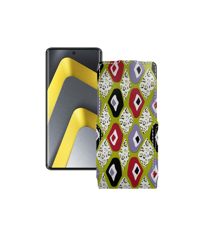 Чохол-флип з екошкіри для телефону Xiaomi Poco M8