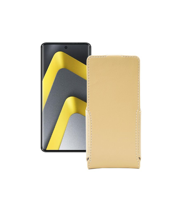 Чохол-флип з екошкіри для телефону Xiaomi Poco M8