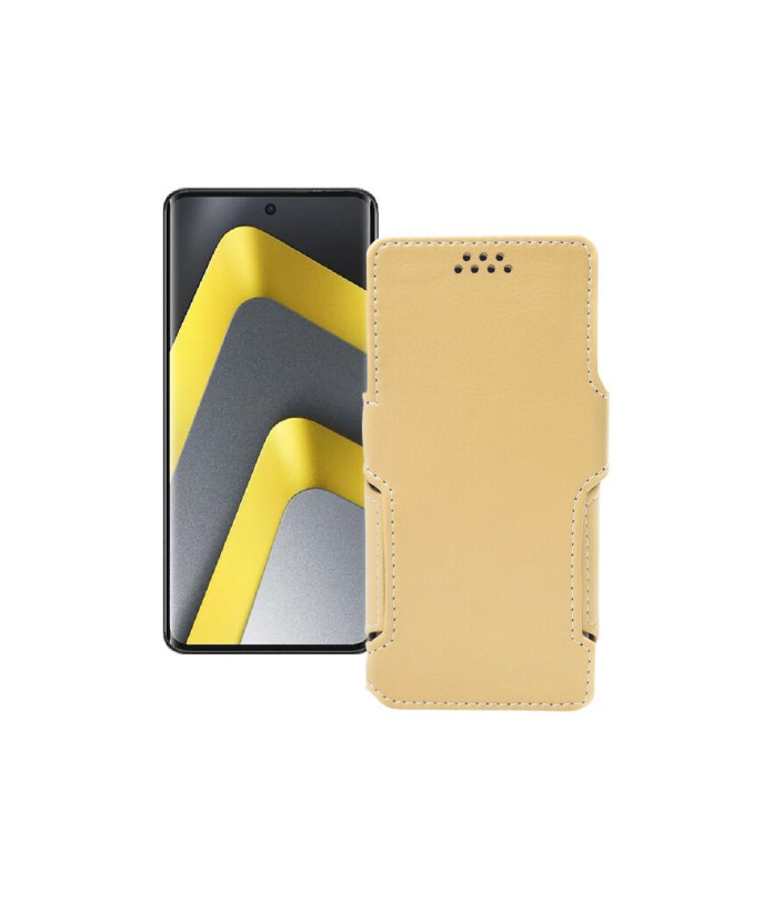 Чохол-книжка з екошкіри для телефону Xiaomi Poco M8