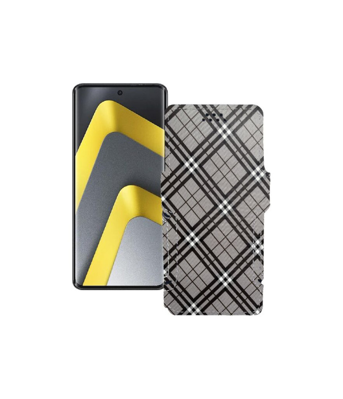 Чохол-книжка з екошкіри для телефону Xiaomi Poco M8