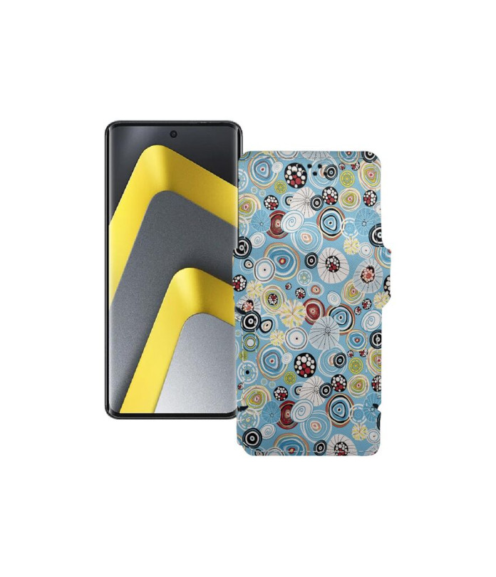 Чохол-книжка з екошкіри для телефону Xiaomi Poco M8