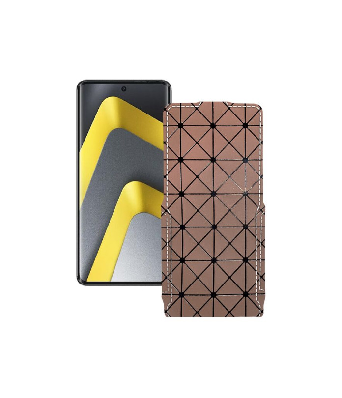 Чохол-флип з екошкіри для телефону Xiaomi Poco M8