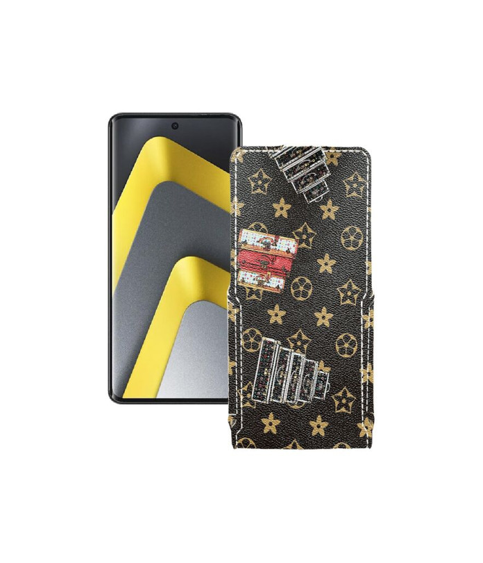 Чохол-флип з екошкіри для телефону Xiaomi Poco M8