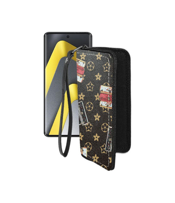 Чохол-гаманець з екошкіри для телефону Xiaomi Poco M8