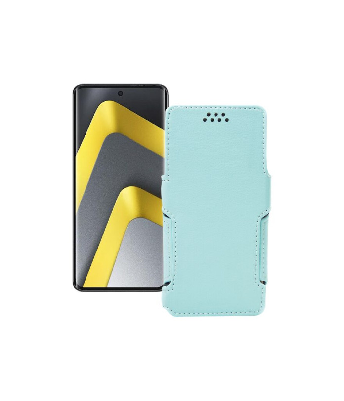 Чохол-книжка з екошкіри для телефону Xiaomi Poco M8