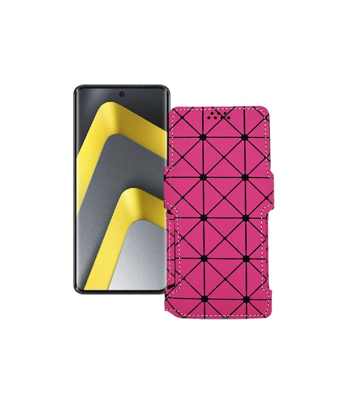 Чохол-книжка з екошкіри для телефону Xiaomi Poco M8