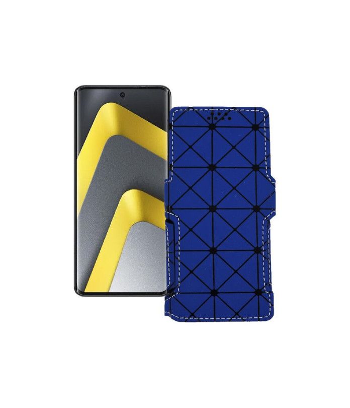 Чохол-книжка з екошкіри для телефону Xiaomi Poco M8