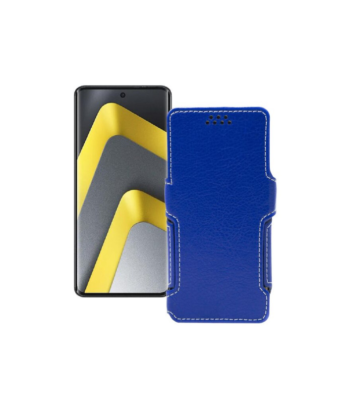 Чохол-книжка з екошкіри для телефону Xiaomi Poco M8