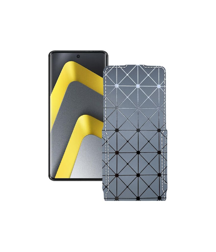 Чохол-флип з екошкіри для телефону Xiaomi Poco M8