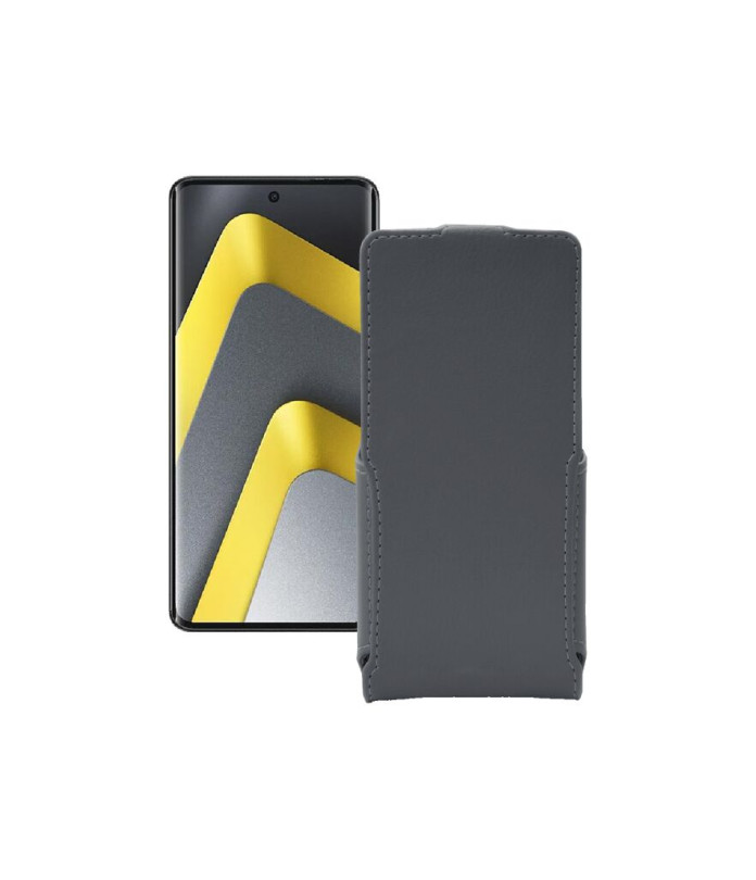 Чохол-флип з екошкіри для телефону Xiaomi Poco M8