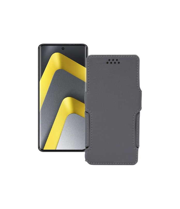 Чохол-книжка з екошкіри для телефону Xiaomi Poco M8