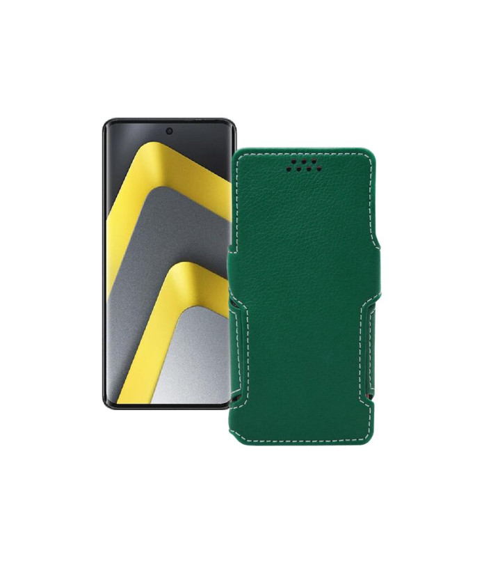 Чохол-книжка з екошкіри для телефону Xiaomi Poco M8