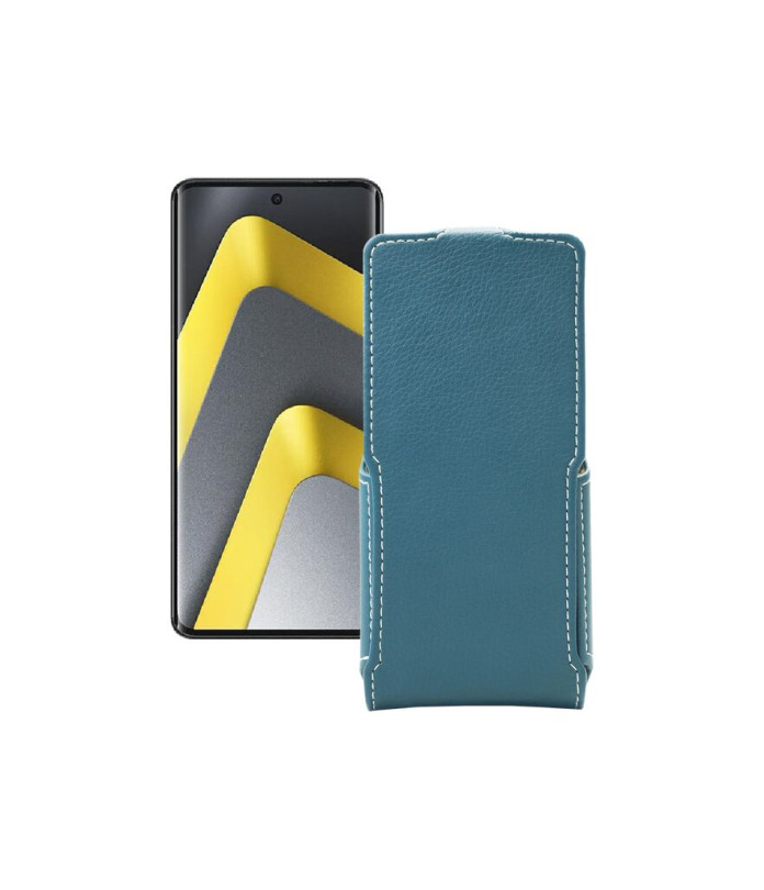 Чохол-флип з екошкіри для телефону Xiaomi Poco M8