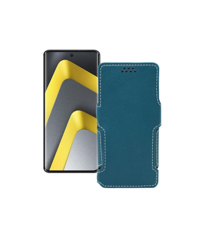 Чохол-книжка з екошкіри для телефону Xiaomi Poco M8