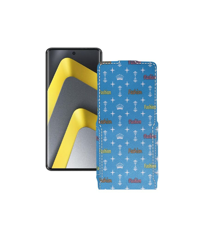 Чохол-флип з екошкіри для телефону Xiaomi Poco M8