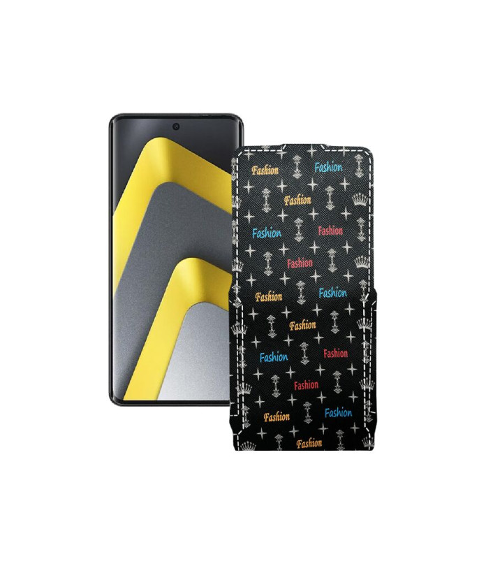 Чохол-флип з екошкіри для телефону Xiaomi Poco M8