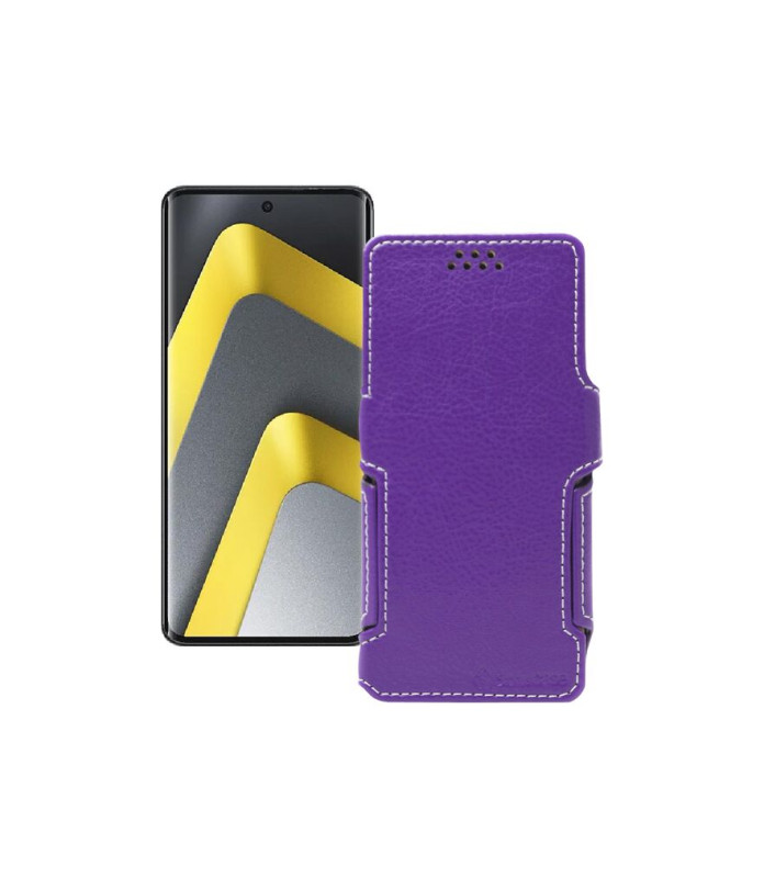 Чохол-книжка з екошкіри для телефону Xiaomi Poco M8