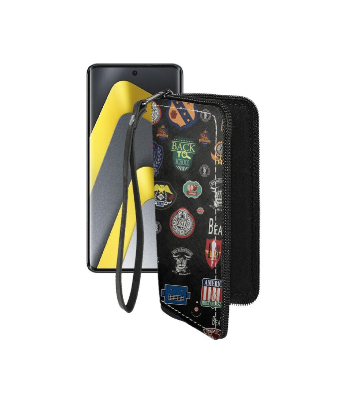 Чохол-гаманець з екошкіри для телефону Xiaomi Poco M8