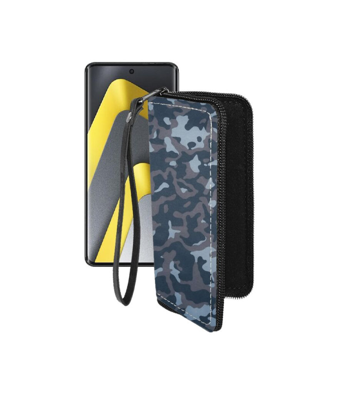 Чохол-гаманець з екошкіри для телефону Xiaomi Poco M8