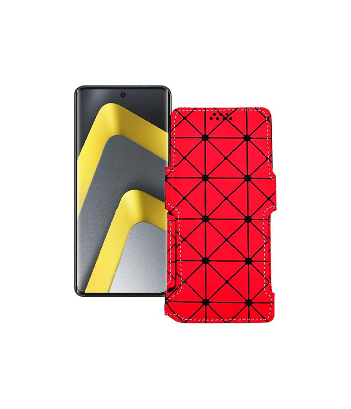 Чохол-книжка з екошкіри для телефону Xiaomi Poco M8