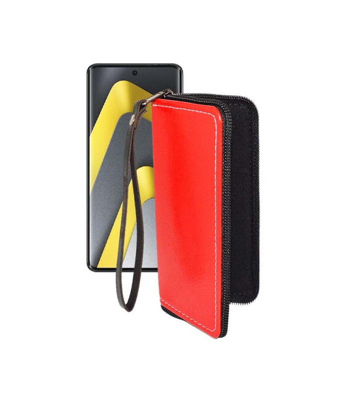 Чохол-гаманець з екошкіри для телефону Xiaomi Poco M8