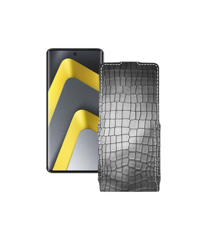 Чохол-флип з екошкіри для телефону Xiaomi Poco M8