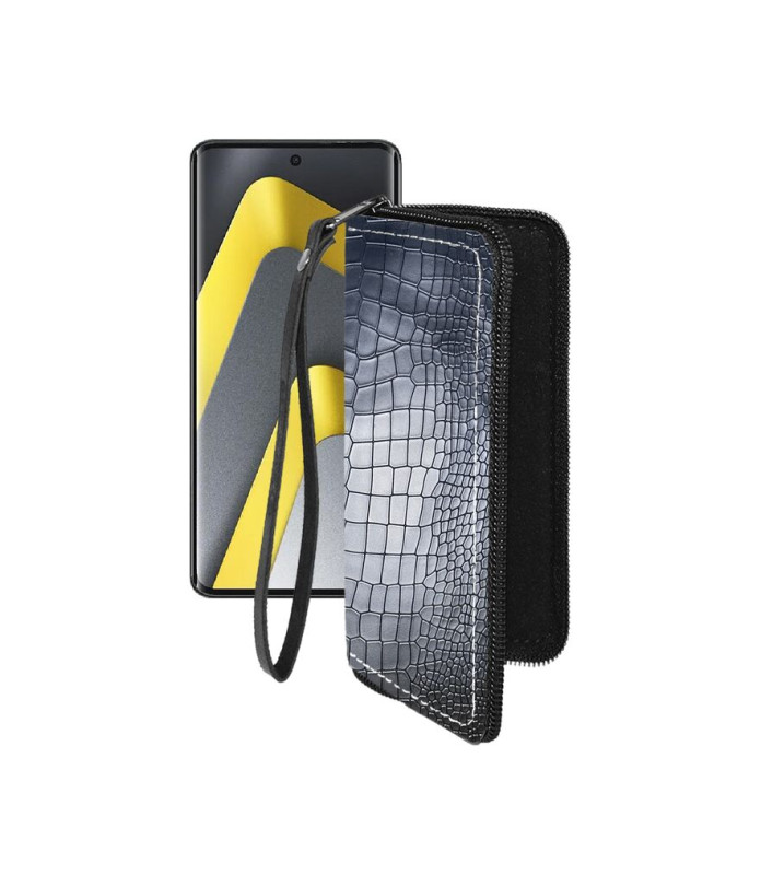 Чохол-гаманець з екошкіри для телефону Xiaomi Poco M8