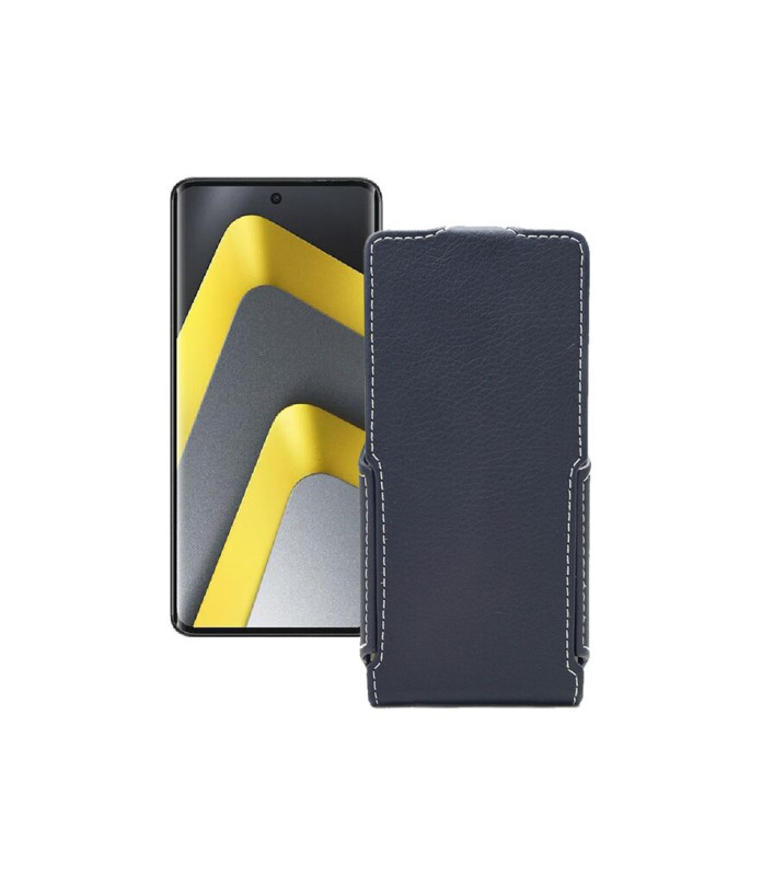 Чохол-флип з екошкіри для телефону Xiaomi Poco M8