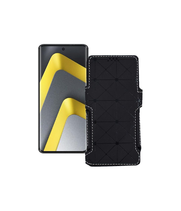 Чохол-книжка з екошкіри для телефону Xiaomi Poco M8