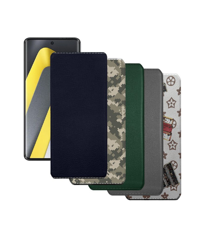 Накладка з екошкіри для телефону Xiaomi Poco M8