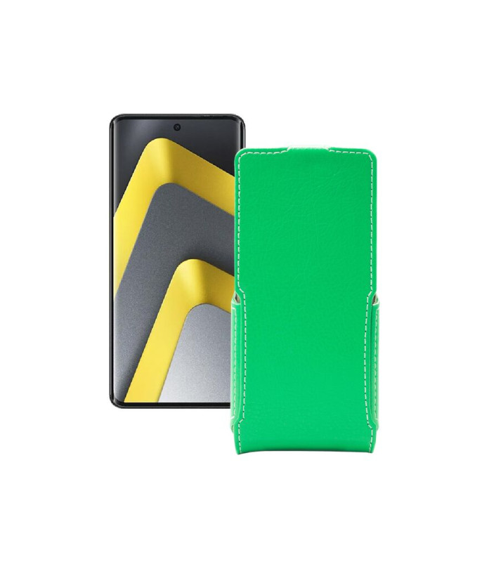 Чохол-флип з екошкіри для телефону Xiaomi Poco M8