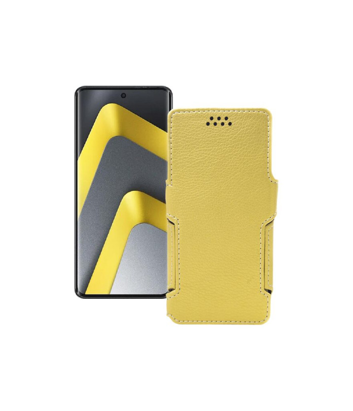 Чохол-книжка з екошкіри для телефону Xiaomi Poco M8