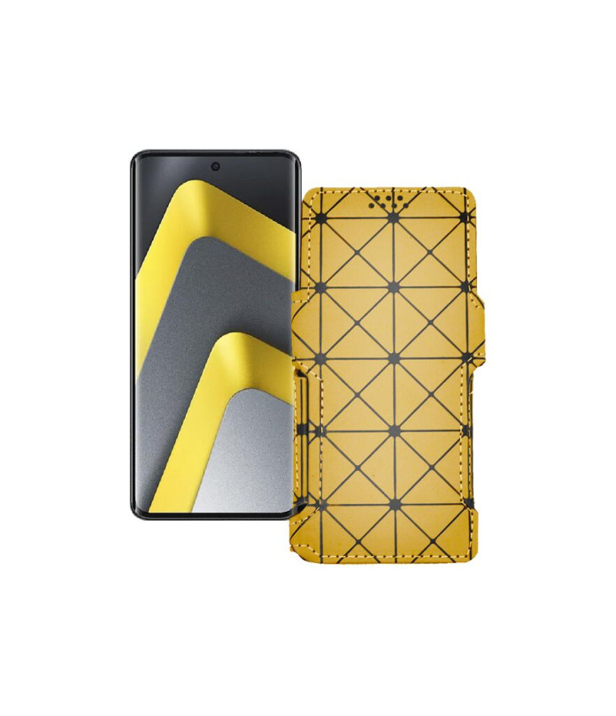 Чохол-книжка з екошкіри для телефону Xiaomi Poco M8