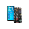 Чохол-флип з екошкіри для телефону ZTE Blade L220