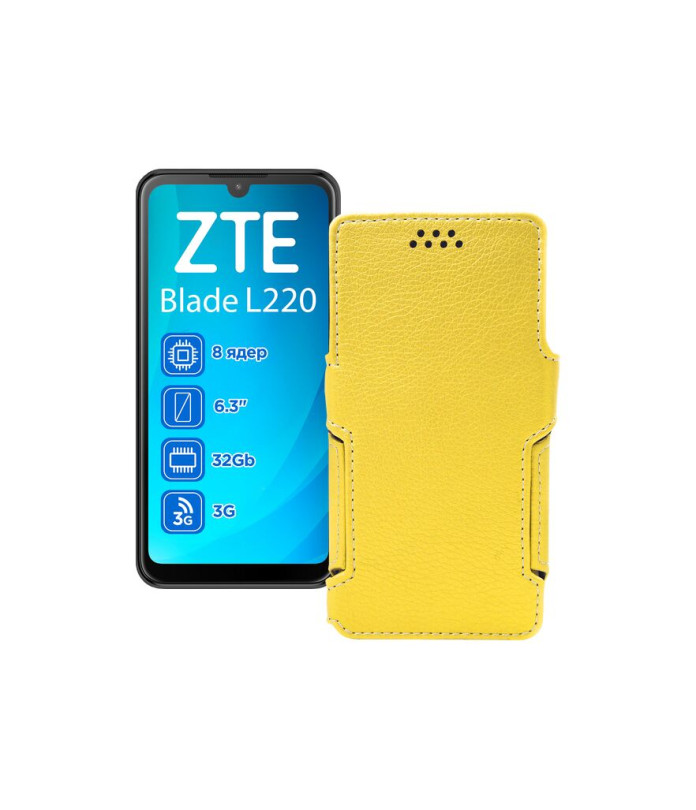 Чохол-книжка з екошкіри для телефону ZTE Blade L220