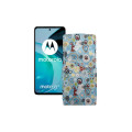 Чохол-флип з екошкіри для телефону Motorola Moto G72