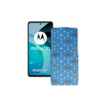 Чохол-флип з екошкіри для телефону Motorola Moto G72