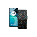 Чохол-книжка з екошкіри для телефону Motorola Moto G72