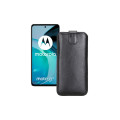 Витяжка з екошкіри для телефону Motorola Moto G72