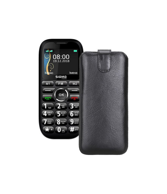 Витяжка з екошкіри для телефону Sigma mobile Comfort 50 grand