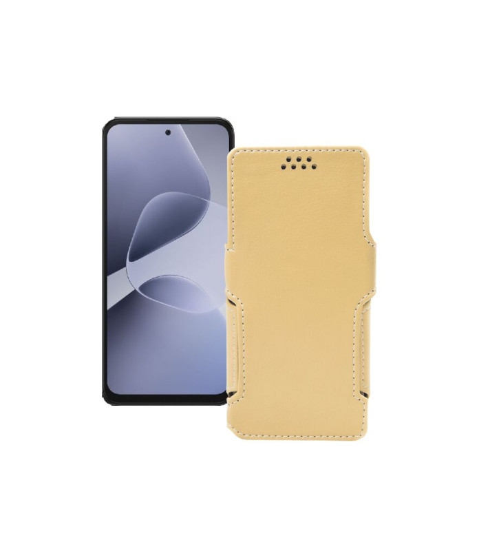 Чохол-книжка з екошкіри для телефону Infinix Hot 60i