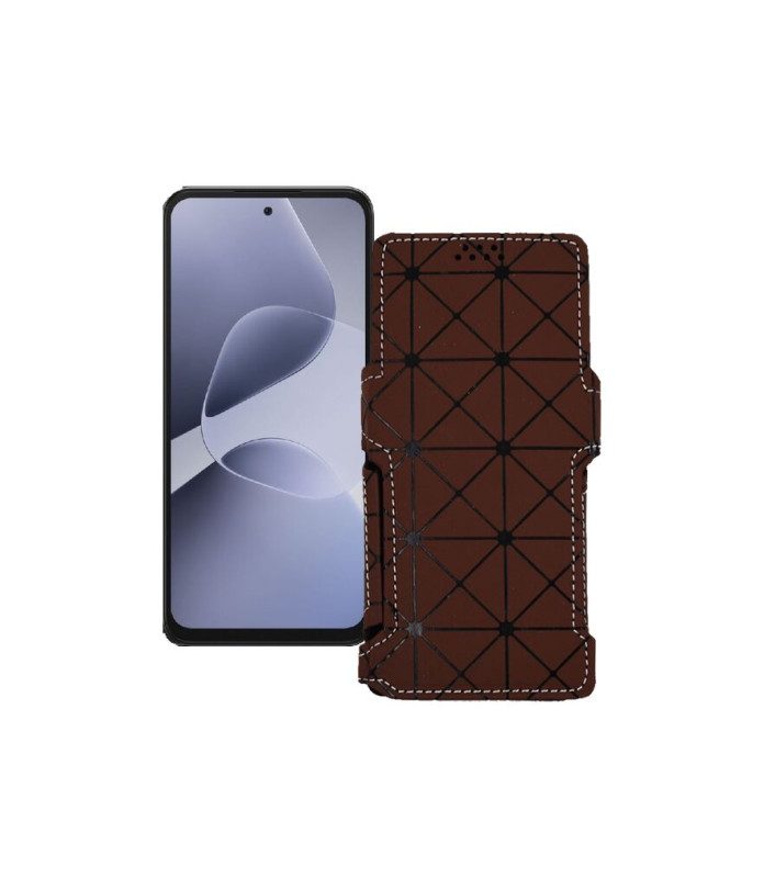 Чохол-книжка з екошкіри для телефону Infinix Hot 60i