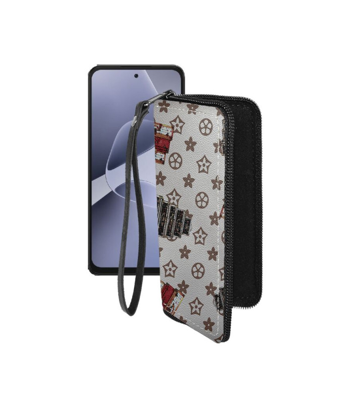 Чохол-гаманець з екошкіри для телефону Infinix Hot 60i