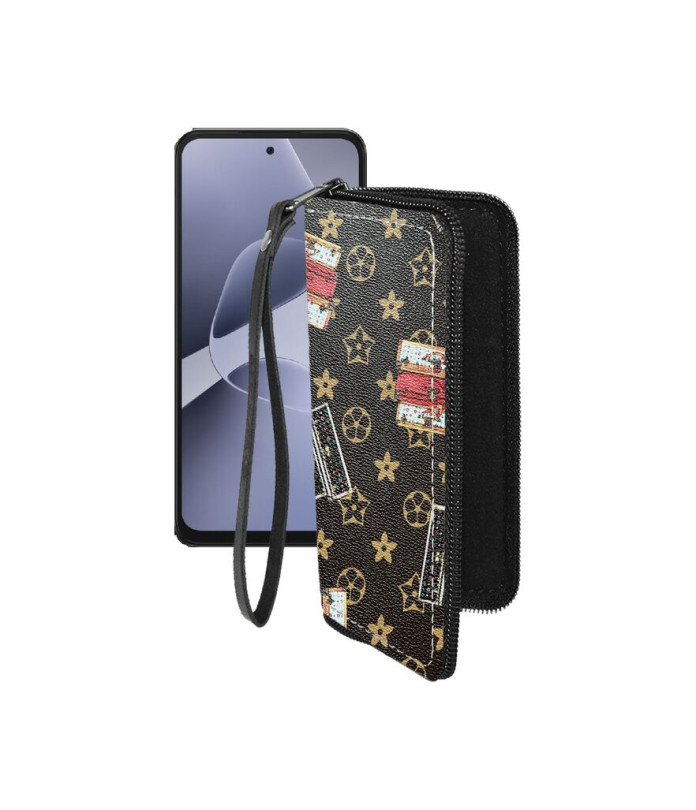 Чохол-гаманець з екошкіри для телефону Infinix Hot 60i