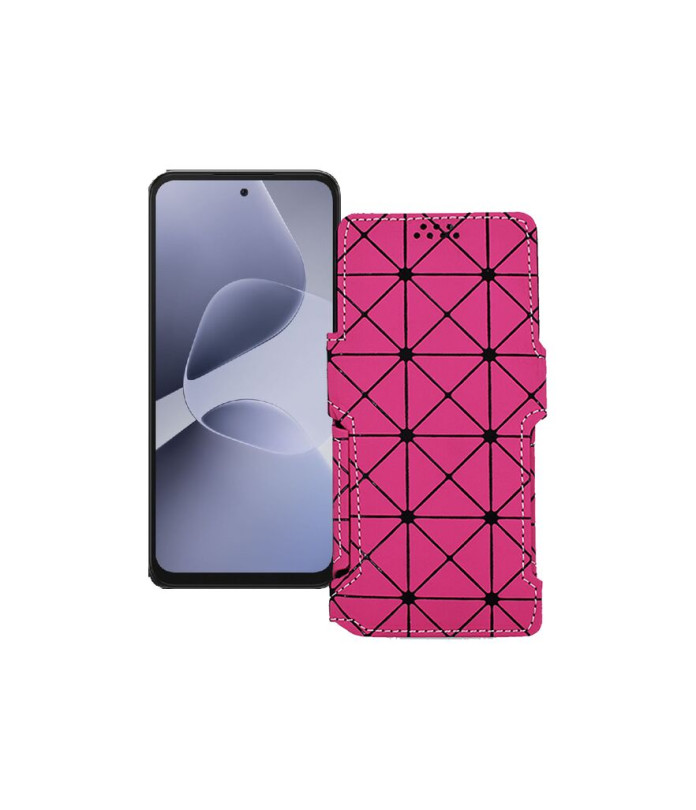 Чохол-книжка з екошкіри для телефону Infinix Hot 60i