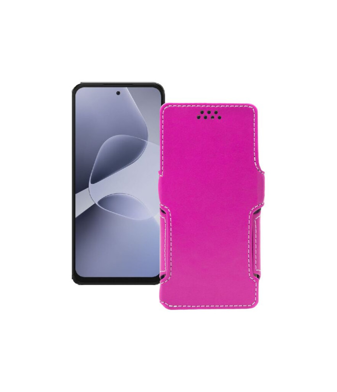 Чохол-книжка з екошкіри для телефону Infinix Hot 60i