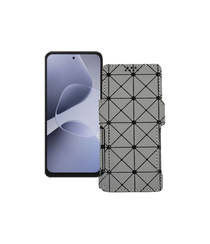 Чохол-книжка з екошкіри для телефону Infinix Hot 60i