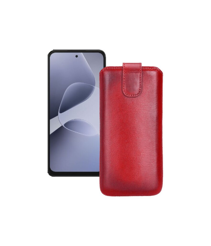 Витяжка з екошкіри для телефону Infinix Hot 60i