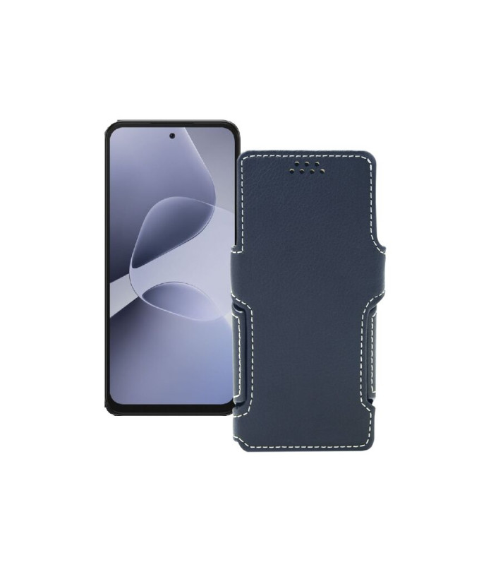 Чохол-книжка з екошкіри для телефону Infinix Hot 60i