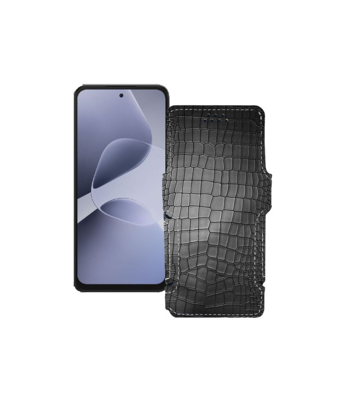 Чохол-книжка з екошкіри для телефону Infinix Hot 60i